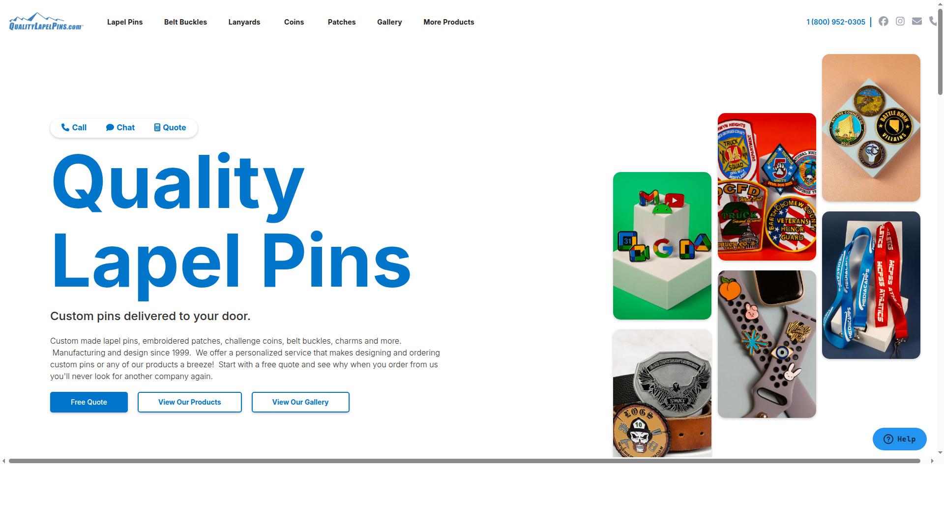 Quality Lapel Pins website