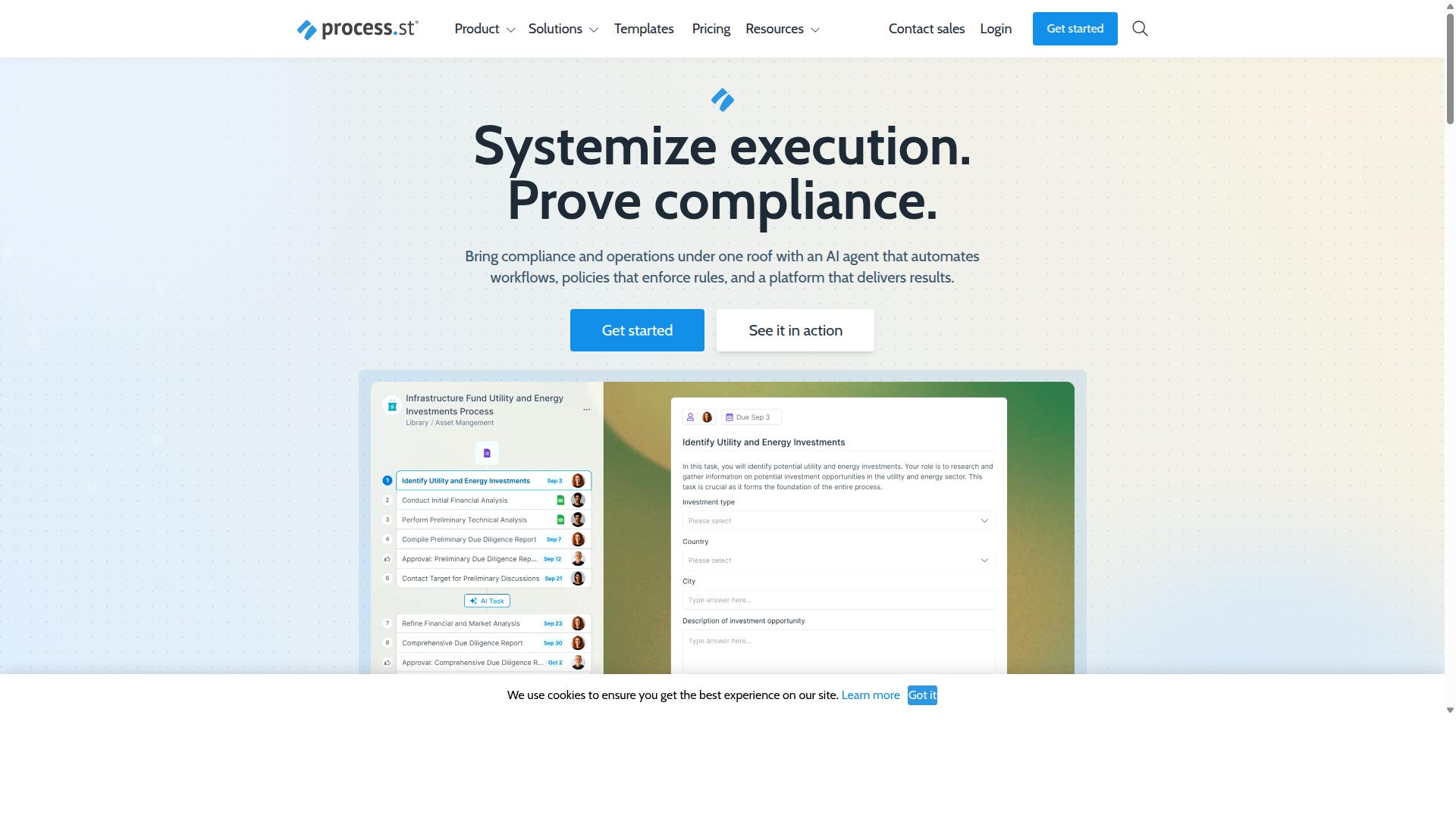 Process Street for Large-Scale Enterprise Deployments website